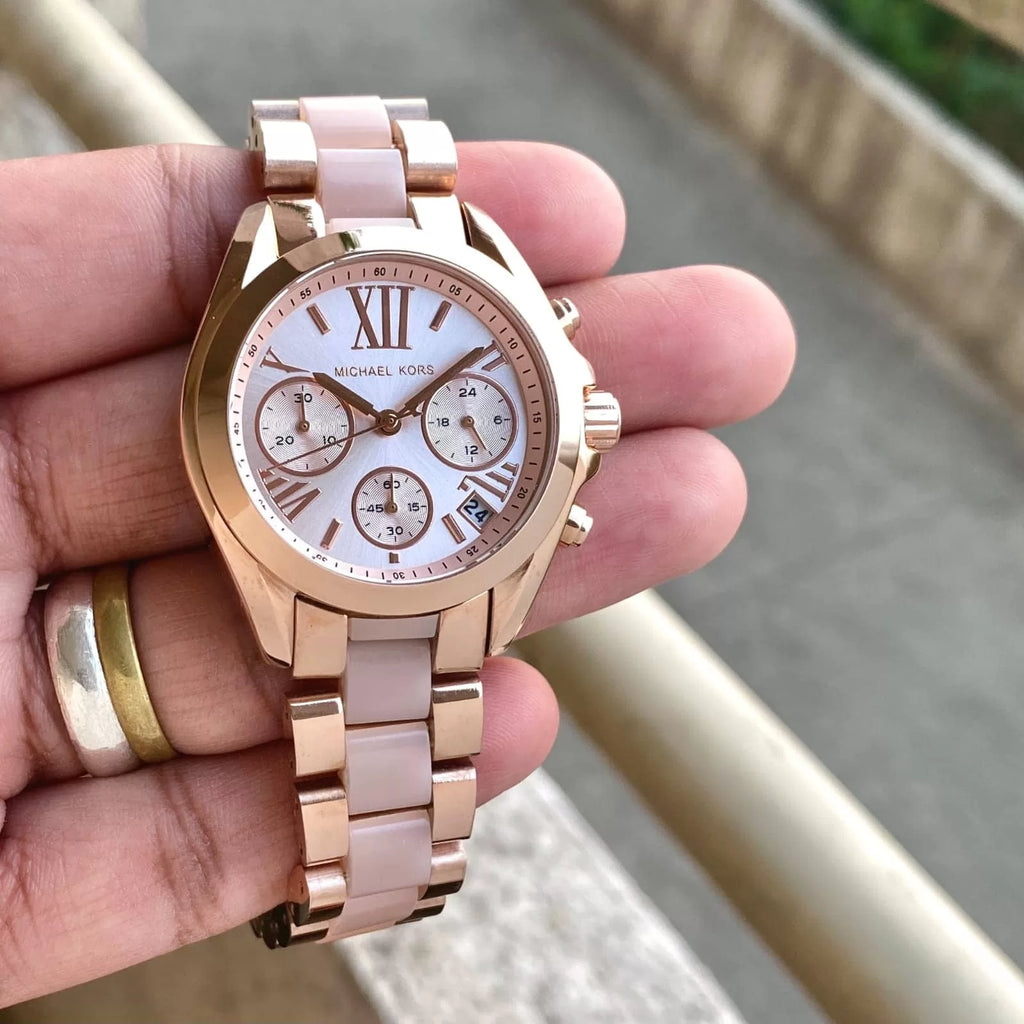Michael Kors Cute Rosegold & Ladies watch