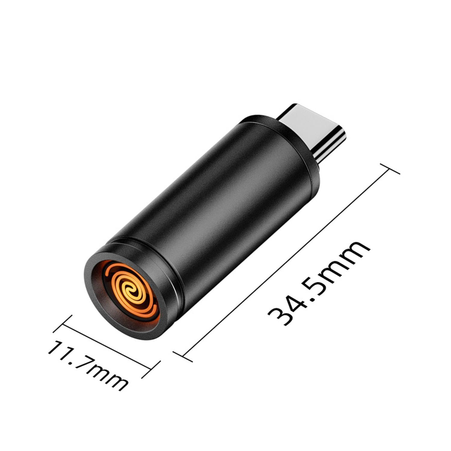 USB C Lighter, Windproof, Flameless, Men's Father Gift, (Mini Version, Stainless Steel) (Pack Of 2)
