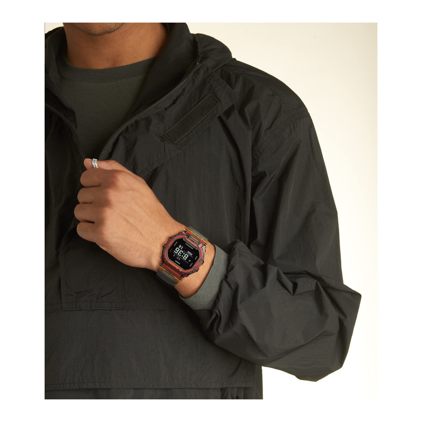 Casio GBD-200SM-1A5ER Mens G-Shock Watch (Ornage)