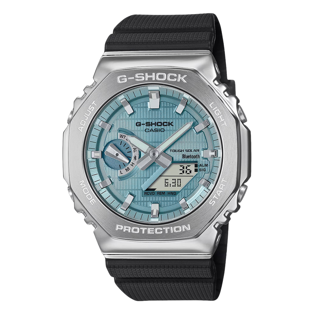 Casio G-Shock GM-2100-1ADR Turquoise Blue Analog+Digital watch