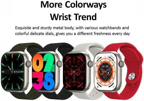 HK 9 PRO+ AMOLED display Smartwatch