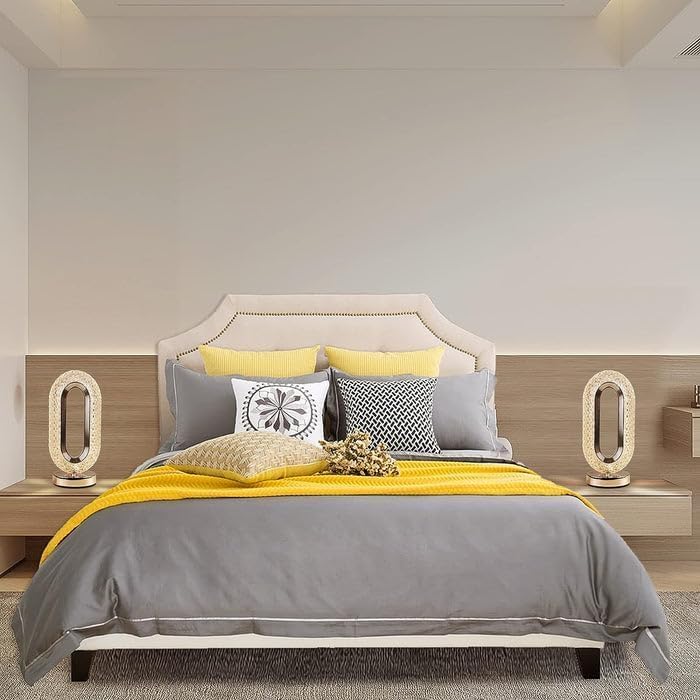 Crystal Oval Shap Table Lamp