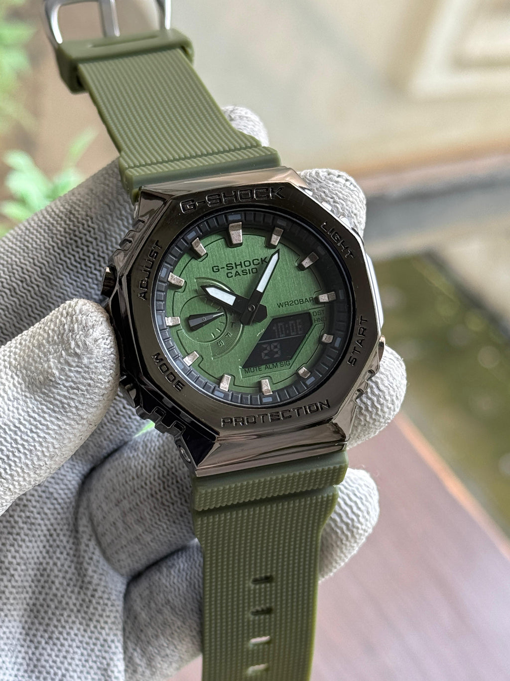 Casio G-Shock GM-2100-1ADR Silver Analog+Digital watch